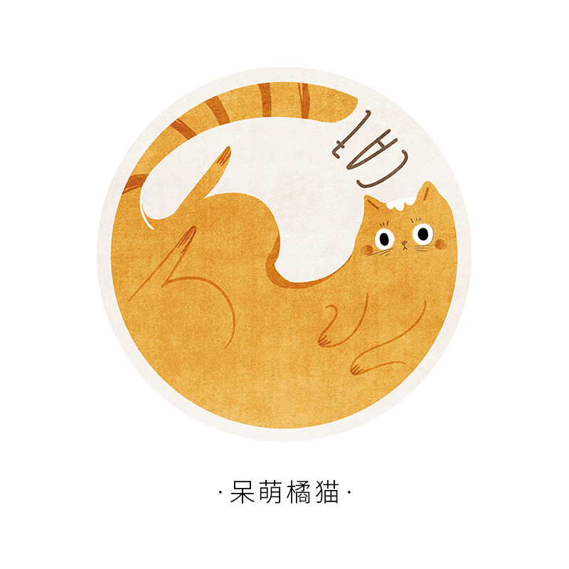 Adorable orange cat