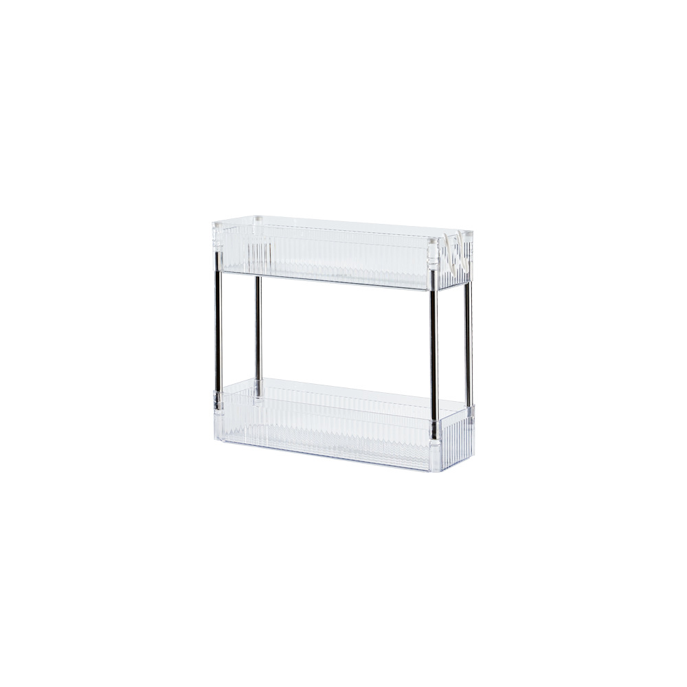 Transparent (narrow) 2-layer wheel-free