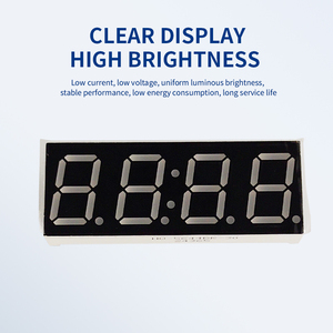 Quelle Hersteller Benutzer definierte 7-Segment-LED-Anzeige Hohe Helligkeit Gemeinsame Kathoden anode 12-polige digitale Tischuhr-LED-Anzeige - Product Image 4