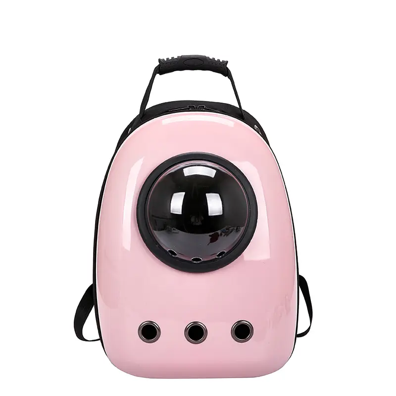 Latest Hot Selling Pink Pet Space Capsule Bag Design Travel Waterproof Breathable Pet Backpack for Dog Cat Bag