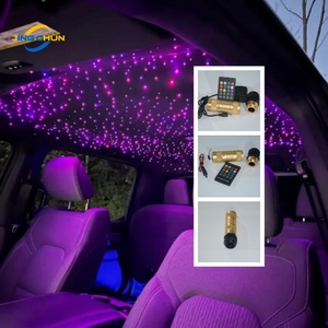 8 Вт RGB светодиодный волоконно-оптический звездный свет комплект дистанционного управления автомобиля на крыше звездное небо хедлайнер 500 звезды PMMA лампа водостойкий корпус - Product Image 2