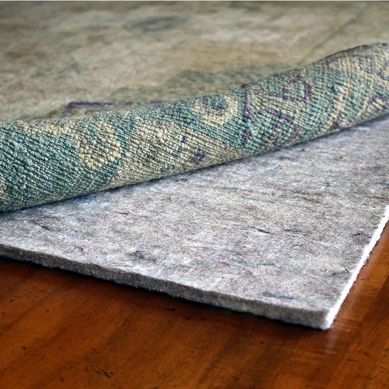 Carpet Padding Non Slip Area Rug Pad 1/4" polyester carpet underlay Felt Rug Pad for Under Rugs