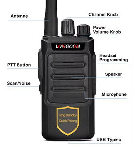 Commercio all'ingrosso BF personalizzato T-510 bidirezionale Radio 400-480MHz tipo-C ad alta frequenza Walkie-talkie Hotel citofono - Product Image 6
