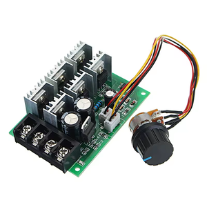 12V 24V 36V 48V PWM DC Controlador de velocidad del motor 2000W 40A DC Controlador de velocidad de alta potencia - Product Image 1