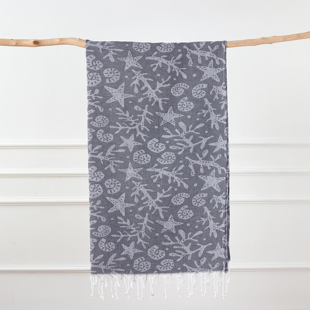 Étoile de mer corail-gris noir