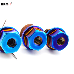 HRMin Light and High <strong>Strength</strong> Gr.5 Titanium Alloy Ti-6Al-4V Auto Engine Oil Drain Plug M14*1.5mm with Magnet for Mercedes-Benz - Product Image 3