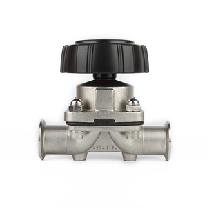 Válvula de <span class=keywords><strong>control</strong></span> de diafragma neumática SS304 SS316L de fábrica Válvulas de diafragma operadas manualmente DN25 DN40 - Product Image 6