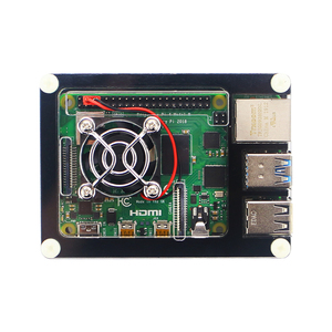 Acrylic <strong>Case</strong> 9 Layers Box And Transparent Shell With Cooling Fan and Metal protective cover For <strong>Raspberry</strong> <strong>Pi</strong> 4 Module B - Product Image 5