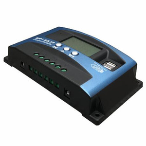 Regolatore di carica solare 20A 30A 40A 60A 12v 24v 36v Pwm con doppia uscita USB regolatore di carica solare - Product Image 2