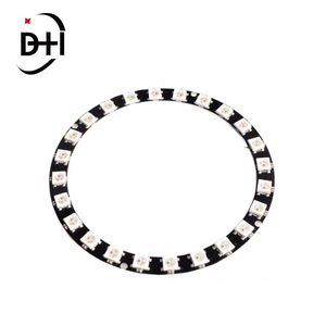 WS2812B modulo striscia 24 bit 24 X WS2812 5050 RGB lampada ad anello a LED con driver integrati ws2812 RGB 24 - Product Image 2