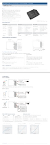V4-X SKYDANCE 4 canali 12-24V RGBW RGB Dimming <span class=keywords><strong>LED</strong></span> RF <span class=keywords><strong>Controller</strong></span> DIN Rail <span class=keywords><strong>Display</strong></span> numerico <span class=keywords><strong>Led</strong></span> Dimmer 8A o 5A 10 modalità dinamica