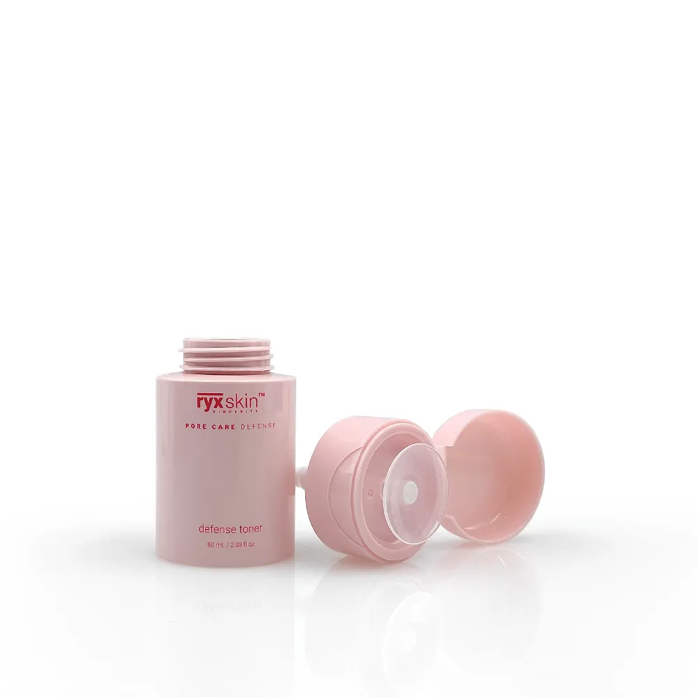 60ml Cor Rosa Eco Friendly Espuma Bomba Garrafa Garrafa PET com Bomba Removedor de Maquiagem 60ml Garrafa Cosmética Luxo com Bomba