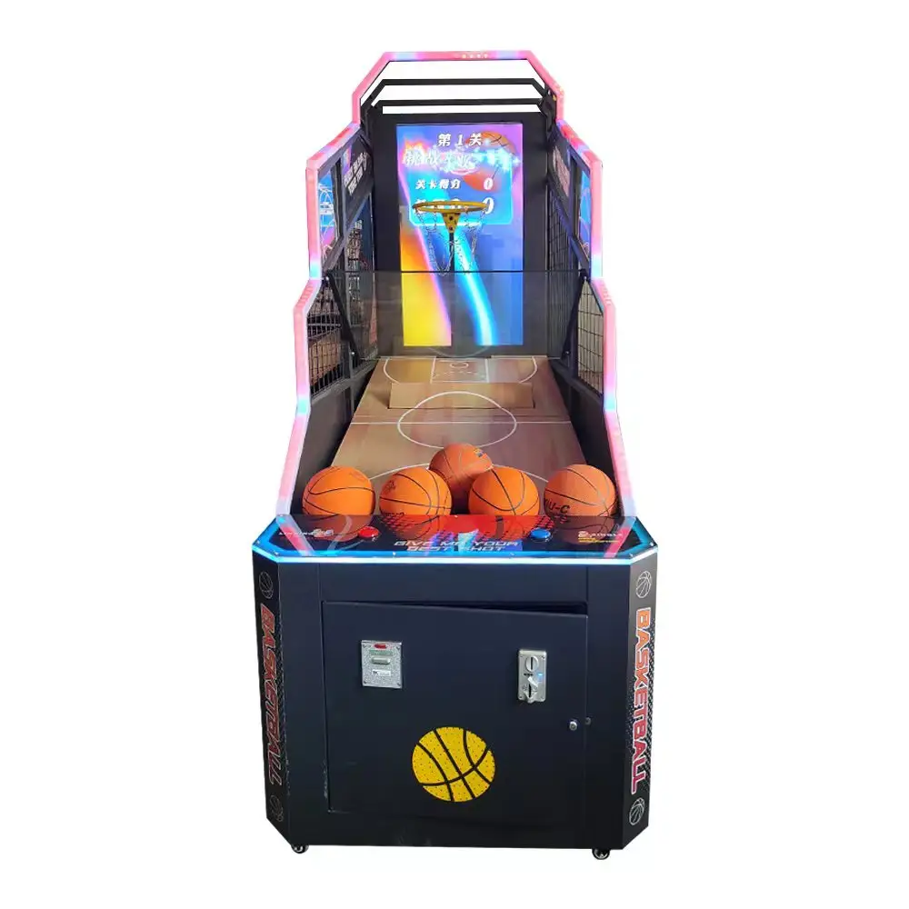 Máquina de bolas de arcade de tamaño pequeño, de alta calidad, máquina de baloncesto, juegos de arcade en venta