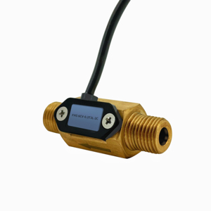 FXM Thread Hall Element Medidor de flujo Sensor de flujo de agua Medición de 0.3L a 3 LPM Salida de pulso Sensor de flujo de latón - Product Image 1