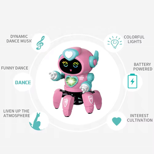 2024ファッションスタイルキッズプラスチックおもちゃキッズ6脚ダンスロボットリモコン教育玩具リモコンロボットRcおもちゃ - Product Image 2