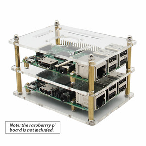 Raspberry Pi 4 modello B 1-5 strati custodia protettiva in acrilico trasparente per Raspberry Pi 3 modello B +(plus) / 3B / 2B / B + - Product Image 2