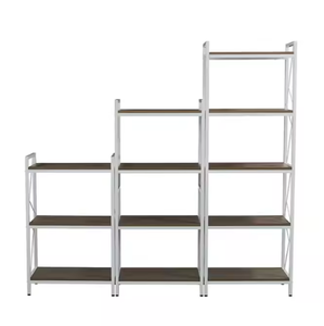 Modern kombinasyon demir vitrin rafı dayanıklı ev balkon depolama raf oturma odası kitap ve oyuncak depolama raf - Product Image 1
