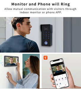 Anjielo Smart 1080P FHD fotocamera a colori e Touch Screen interfono Video a 2 linee con ingresso sicuro tramite Password e scheda IC - Product Image 6