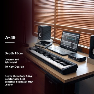 罗兰A-49M 49键便携式专业Midi键盘半重带光传感器控制器电子琴 - Product Image 4