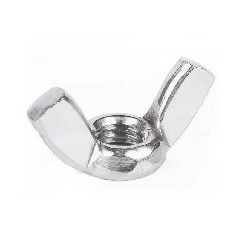Stainless steel SS201 SS304 SUS316 SS316L SUS410 Edged Wings DIN314 Wing Nuts Square Wing