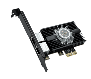 2,5 Gb PCIE Dual Port Ethernet Adapter Kabel gebundene Netzwerk karte i226-V RJ45 10M/100M/1000M/2.5G Eingebaute Schnitts telle Dual Port - Product Image 1