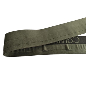 Fábrica de correas personalizadas Banda elástica con canal para dibujar cuerdas cinta elástica cintura para pantalones de ropa - Product Image 5