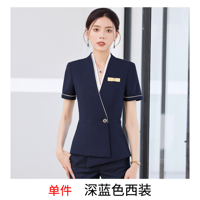 Dark blue suit