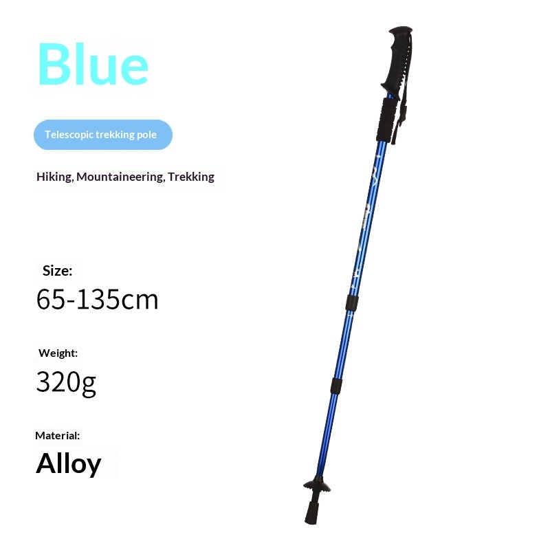 Manche droit bleu