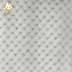 JZ ผ้าแจ็คการ์ดเชอร์ปาผ้าสักหลาดโพลีเอสเตอร์ธรรมดาย้อมสีแบบนุ่มตามสั่ง - Product Image 4