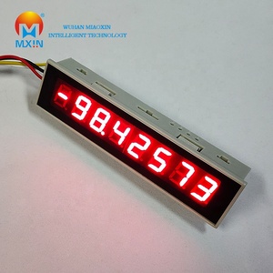 8-stellige 7-Segment-Anzeige 0,4 Zoll RS485 Digital anzeige röhre MODBUS LED-Anzeige bildschirm