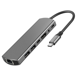 VCOM 7 in 1 adattatore Hub USB multiporta Splitter dati tipo C a HDMI USB un RJ45 Audio Dock di espansione per Computer - Product Image 5