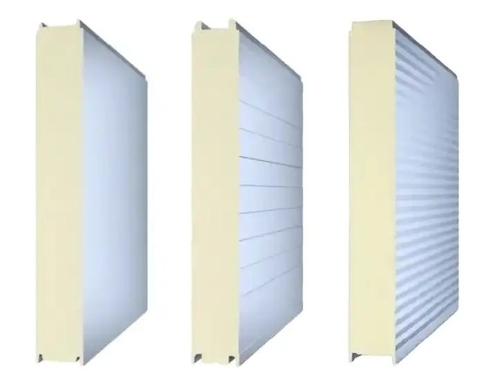 Spessore 30-200mm SIPS Building insulation board poliuretano PU PIR sandwich cold room storage panel
