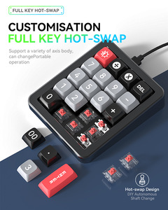 GASKET K812 Aluminum Alloy <strong>Keyboard</strong> RGB Hot-swappable Macro Defines <strong>Wired</strong> Mechanical Gaming <strong>Keyboard</strong> <strong>Numeric</strong> <strong>Keypad</strong> - Product Image 2