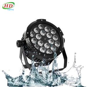 18X10W RGBW 4-in-1 LED PAR Light โปรเจคเตอร์ IP65เวทีแสง LED 18in แบนสีสันสำหรับใช้บนเวที - Product Image 1