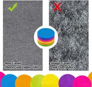 Manufaktur Direkt festigkeit Nylon Bunte Hersteller Teppich Spot Sit Marker