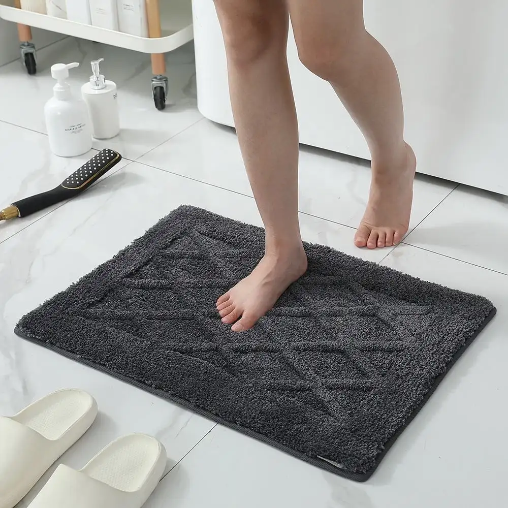 Big Promotion Cotton Mat Bath Carpet Anti Slip Floor Rugs Shaggy Rug For Foot Towels And Bath Use