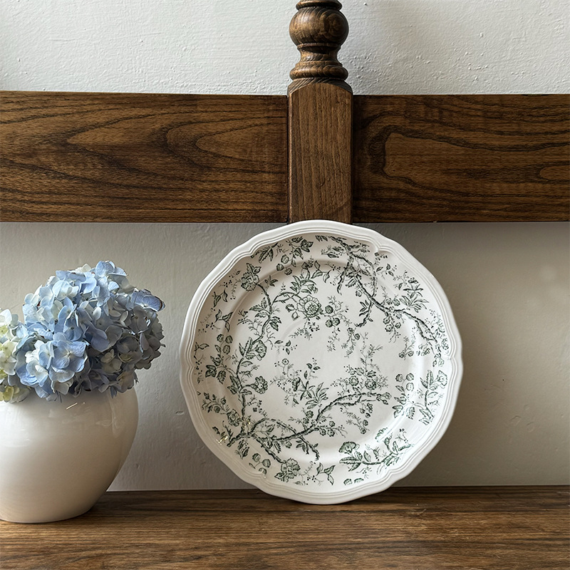 Assiette verte 26cm