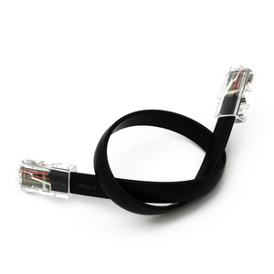 Cavo di rete personalizzato 8 p8c RJ45 cavo di rete 1M Cat5 UTP cavo Patch Ethernet da maschio a maschio cavo Flat LAN 8 Core - Product Image 3