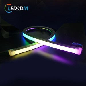 ไฟนีออน LED ซิลิโคนกลางแจ้ง IP67พิกเซล RGB RGB DC24V DMX512เปลี่ยนสีมหัศจรรย์ไฟนีออนดิจิตอลเปลี่ยนสีได้ - Product Image 1
