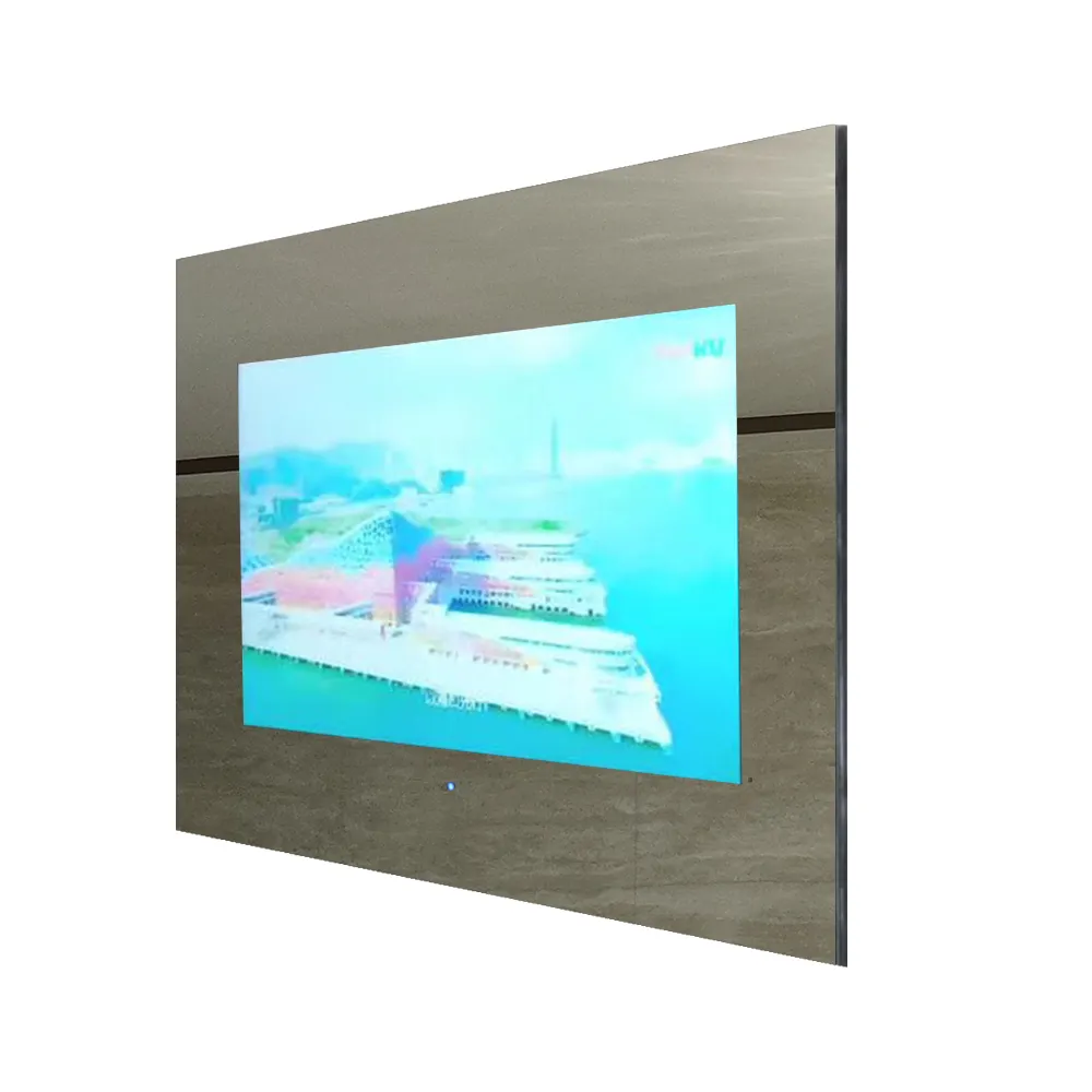 حصة التلفزيون جديد الذكية مرآة حمام التلفزيون مع 43 بوصة الأسود مرآة تلفزيوني مع لمسة شاشة الإنترنت اللاسلكي WIFI