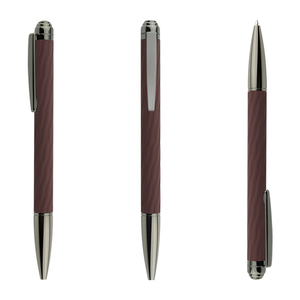 Top Quality Metal <strong>Brand</strong> Ballpoint Pens Heavy Twist Pen with Custom Rubber Color Design Soft Holding Good <strong>Writing</strong> for VIP Gift - Product Image 5