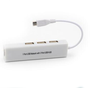 Yüksek Kalite 3 Port USB 2.0 Hub 1 Port USB Ağ Adaptörü USB rj45 Lan Ethernet Kartı - Product Image 5