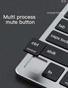 Juego de teclado y mouse inalámbricos Bluetooth delgado y ligero 2,4G Combo de Mouse y Teclado inalámbrico para computadora portátil de oficina de negocios - Product Image 6