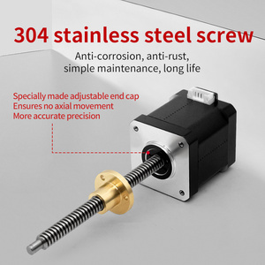 Umot NEMA 8 11 14 17 23 haydon dẫn trục vít Thiết bị truyền động tuyến tính động cơ bước với dẫn Vít ren Rod Max.Thrust 980n - Product Image 4