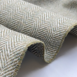 热销50% 羊毛和50% 涤纶斜纹网格羊毛涤纶面料 - Product Image 5