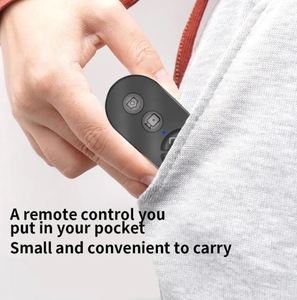 Bluetooth parmak telefon için şık ABS halka uzaktan kumanda Selfie zamanlayıcı USB şarj edilebilir sayfa Turner uzaktan kumanda - Product Image 5