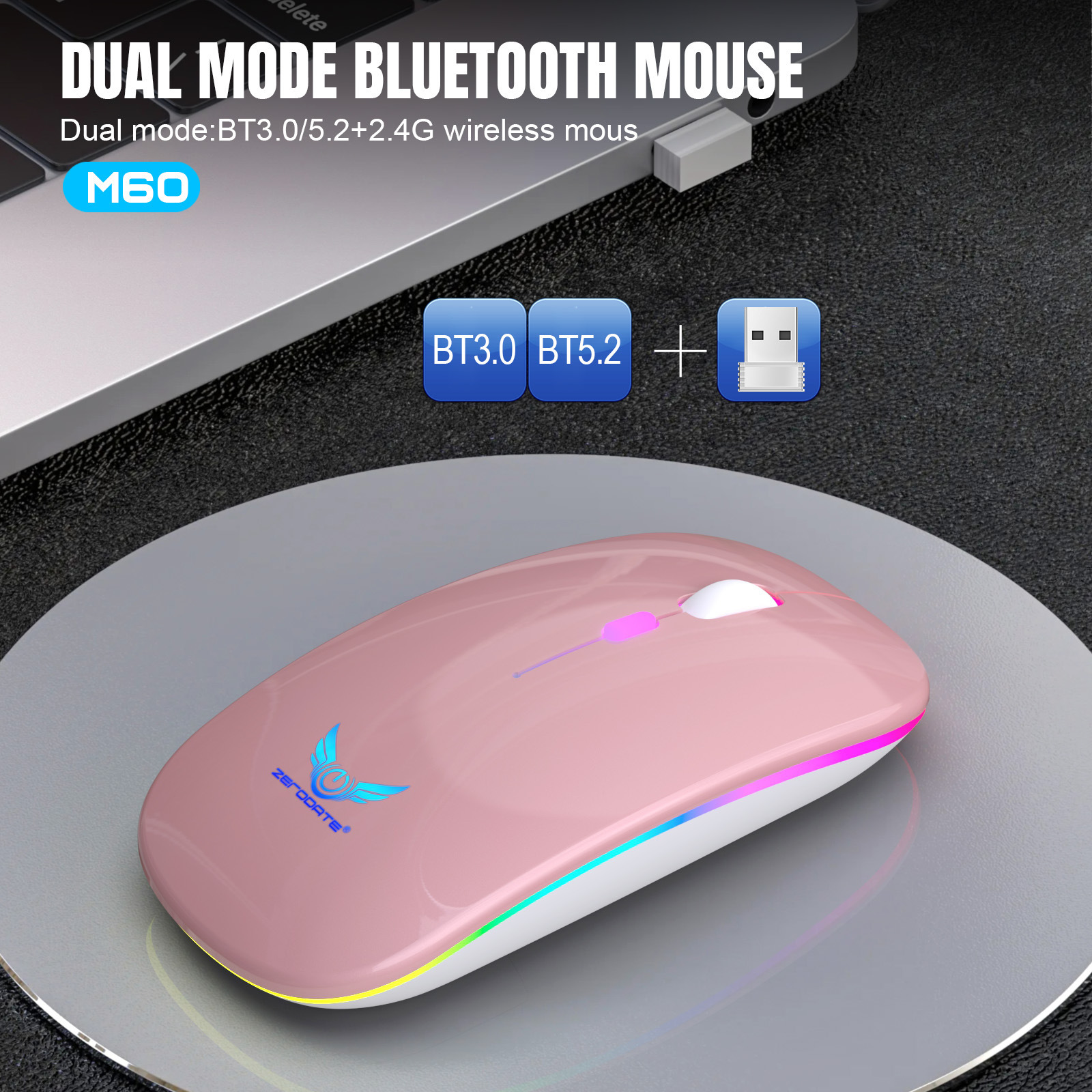 M60 Wireless Battery Edition - White