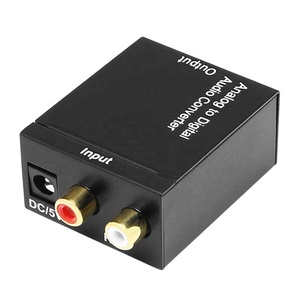 Xput-Convertidor de señal de Audio analógico a Digital, Adaptador convertidor de señal de Audio Coaxial Spdif de fibra óptica