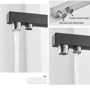 Square Kitchen Taps Kitchen <strong>Sink</strong> <strong>Faucet</strong> Three Way Drinking Water Filter Tap 3 Way Kitchen <strong>Faucet</strong>