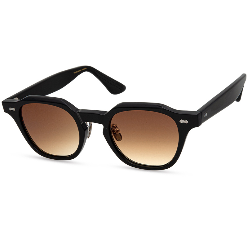black-dark brown lens